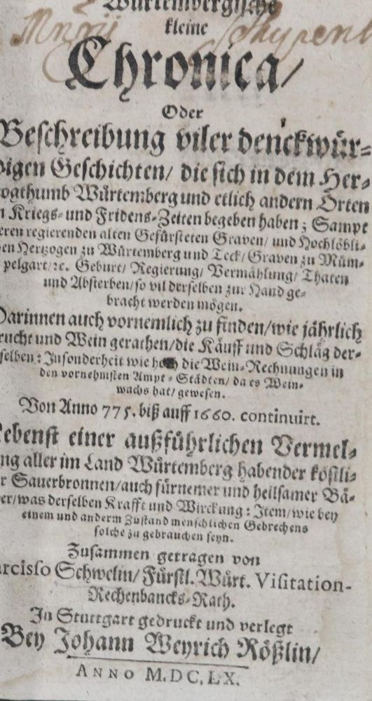 Große Abbildung Nr.1: 130-2150 Schwelin,N.: (Deutschland, Baden-Württemberg)