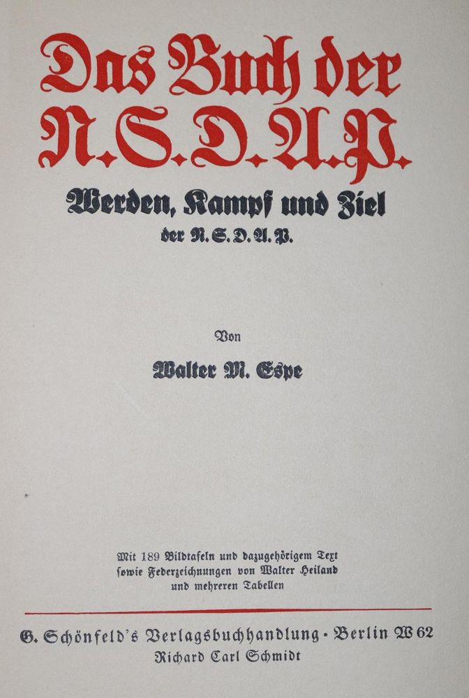 Große Abbildung Nr.1: 130-2174 Espe,W.M.: (Deutschland)