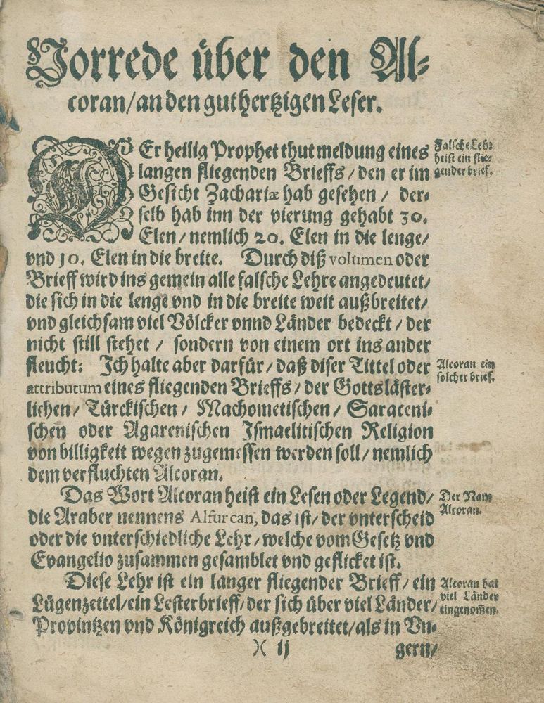 Große Abbildung Nr.1: 130-218 (Schweigger,S.: (Koran)
