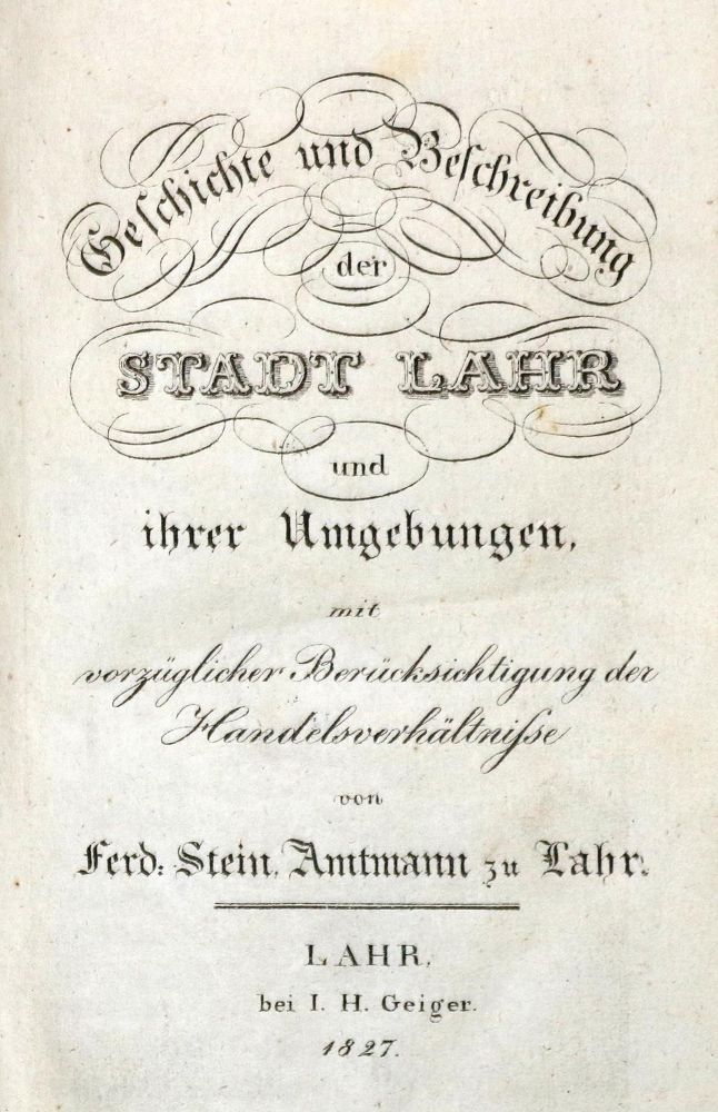 Große Abbildung Nr.1: 130-2214 Fecht,C.L.: (Deutschland, Lahr)