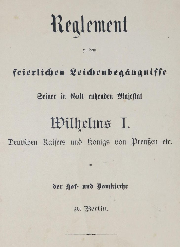 Große Abbildung Nr.11: 130-2243 Reglement: (Deutschland, Preussen)