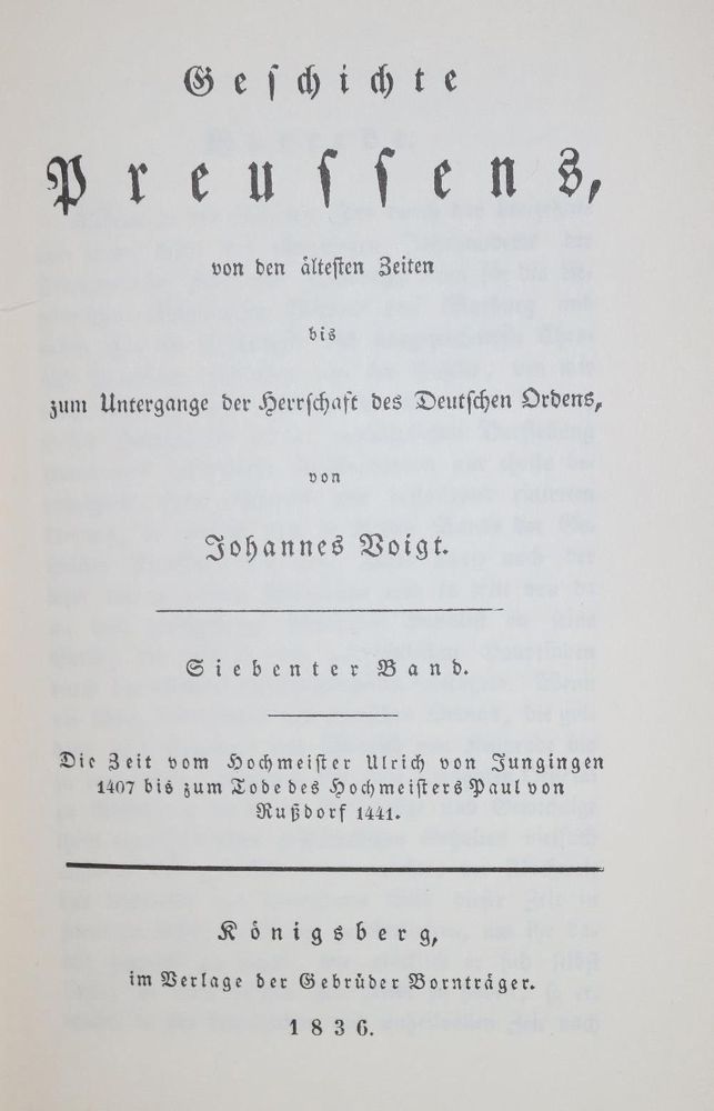 Große Abbildung Nr.1: 130-2244 Voigt,J.: (Deutschland, Preussen)