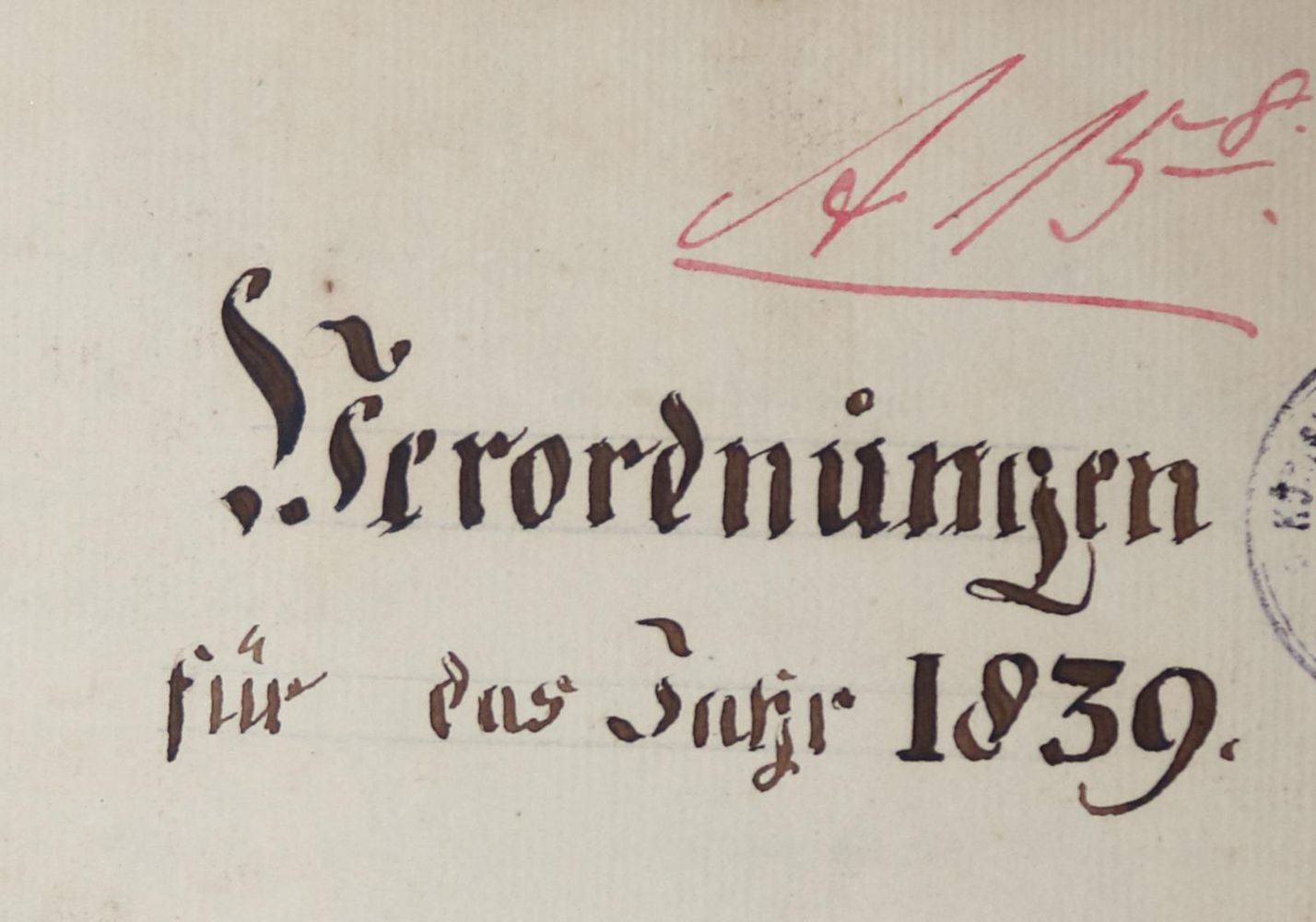 Große Abbildung Nr.1: 130-2276 Verordnungen: (Deutschland, Schleswig-Holstein)
