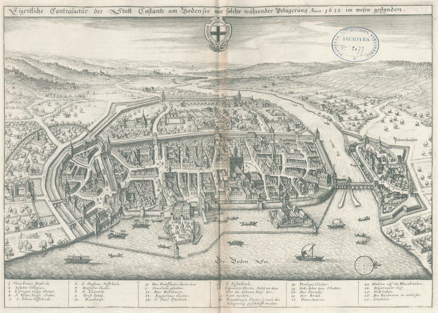 Große Abbildung Nr.2: 130-2282 Merian - (Zeiller,M.).: (Deutschland, Schwaben)