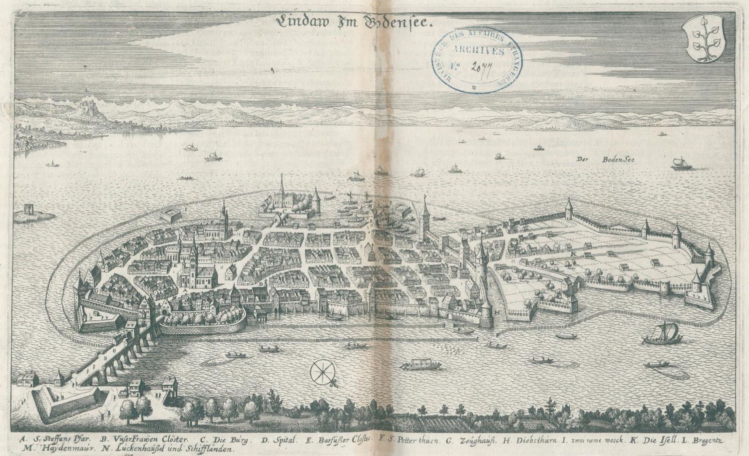 Große Abbildung Nr.3: 130-2282 Merian - (Zeiller,M.).: (Deutschland, Schwaben)