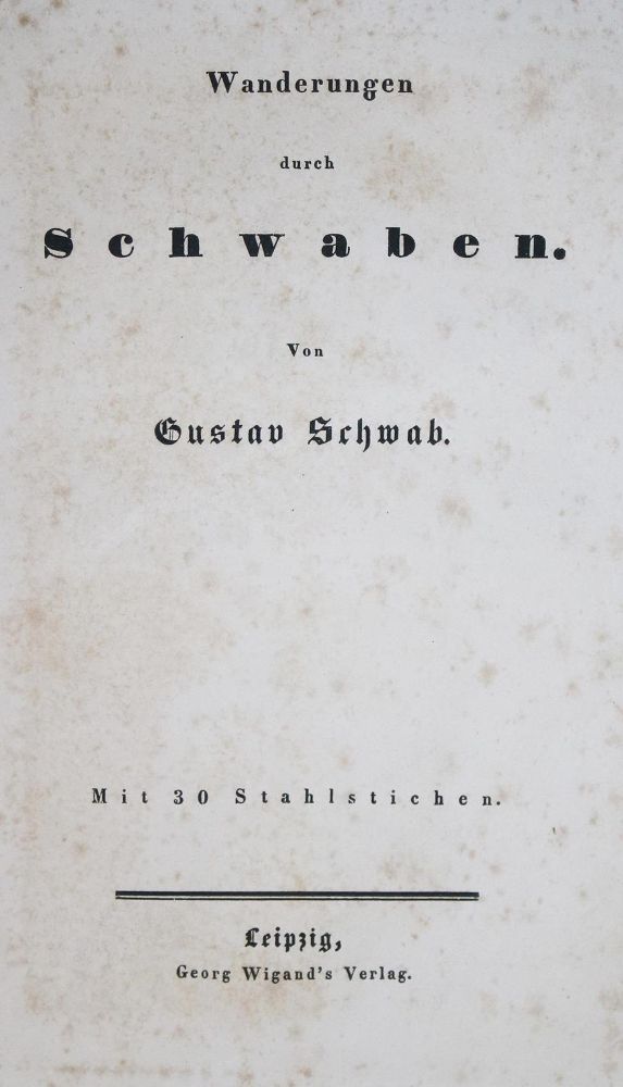 Große Abbildung Nr.1: 130-2284 Schwab,G.: (Deutschland, Schwaben)