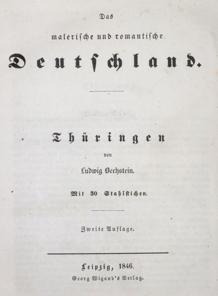 Große Abbildung Nr.1: 130-2296 Bechstein,L.: (Deutschland, Thüringen)