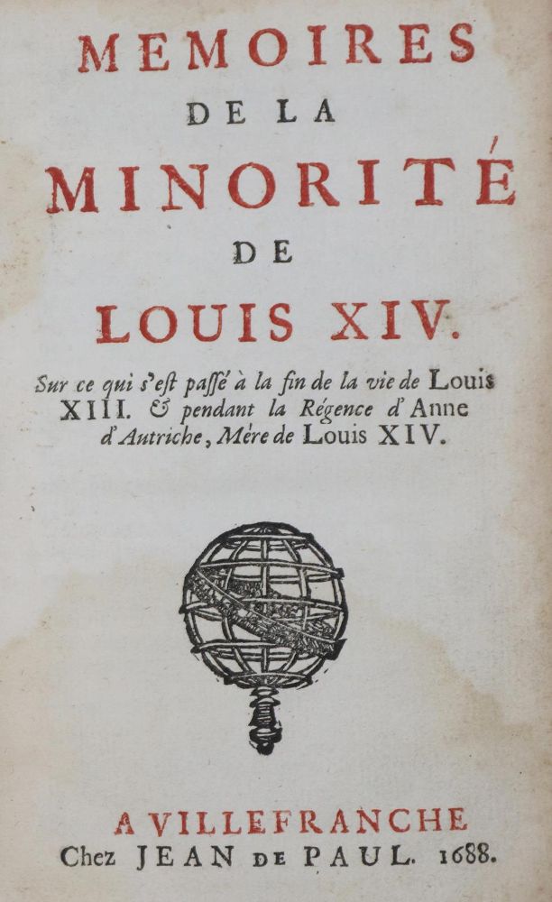 Große Abbildung Nr.1: 130-2321 (La Rochefoucauld,F.de).: (Frankreich)