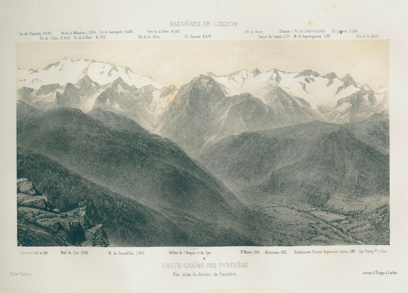 Große Abbildung Nr.3: 130-2323 Petit,V.: (Frankreich, Luchon)