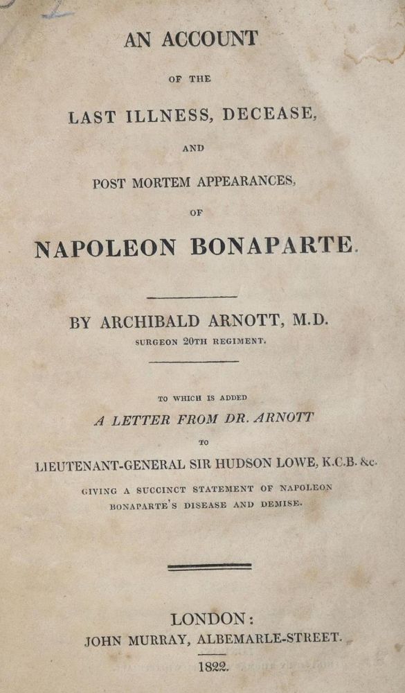 Große Abbildung Nr.1: 130-2326 Arnott,A. u. H.Lowe.: (Frankreich, Napoleon)