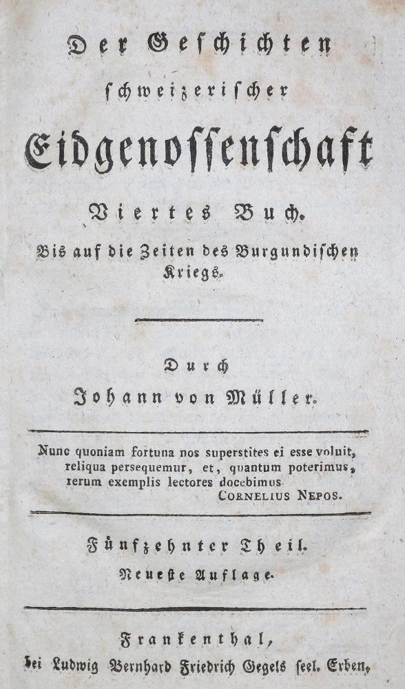 Große Abbildung Nr.1: 130-2378 Müller,J.: (Schweiz)