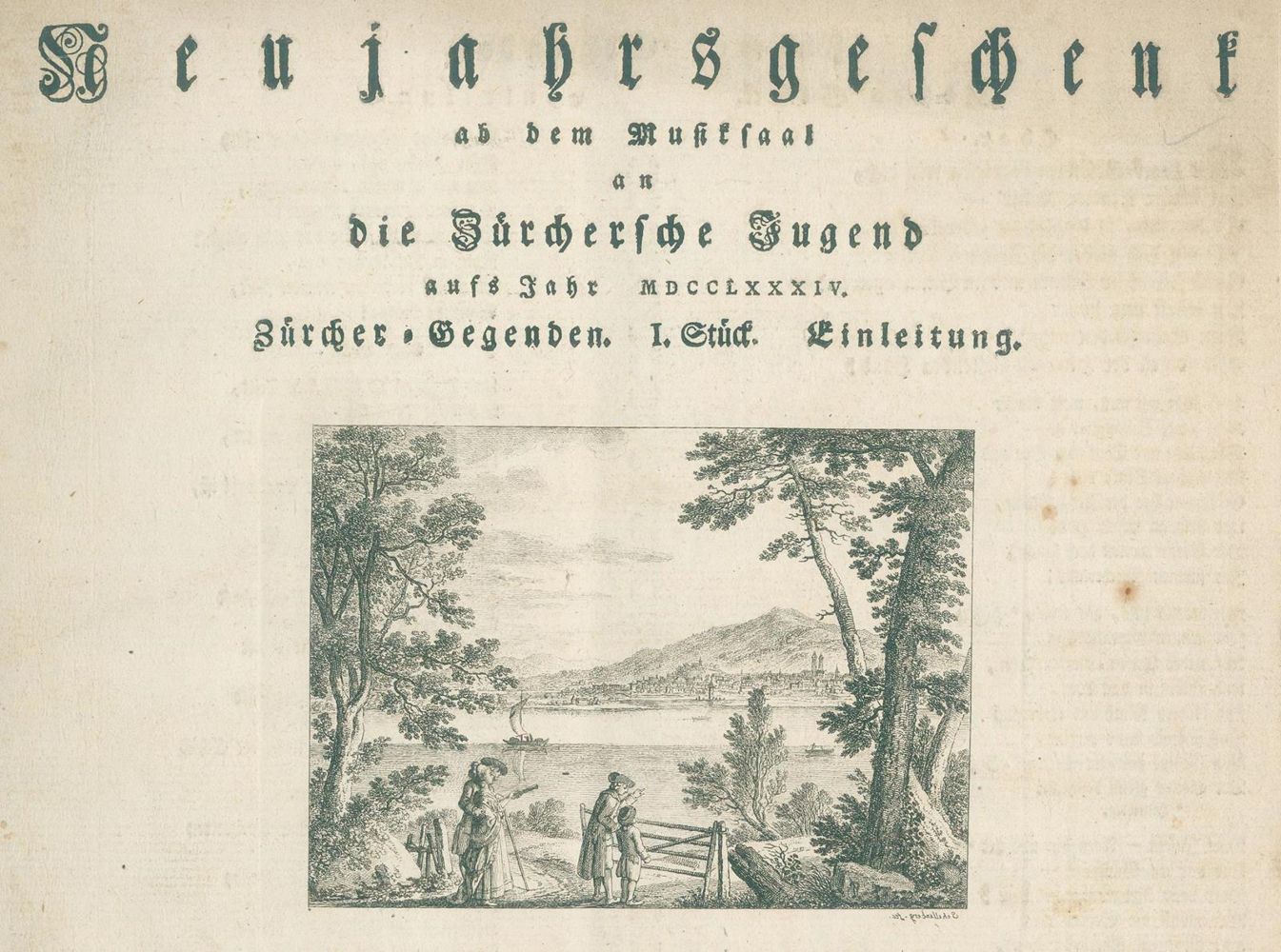 Große Abbildung Nr.1: 130-2379 Neujahrsblätter.: (Schweiz)