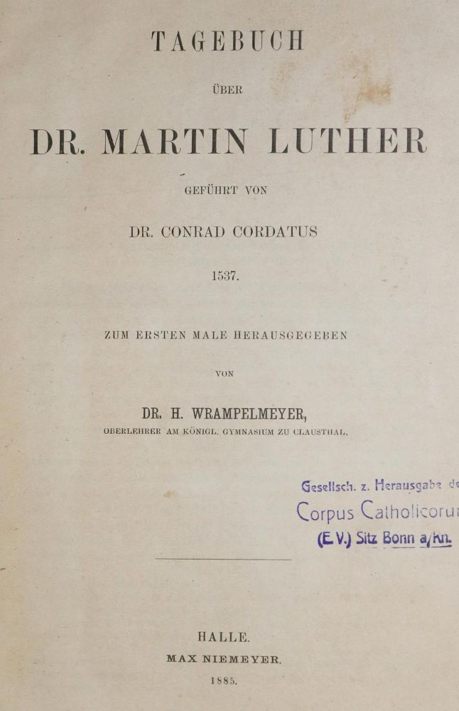 Große Abbildung Nr.1: 130-238 Wrampelmeyer,H. (Hrsg.).: (Luther)