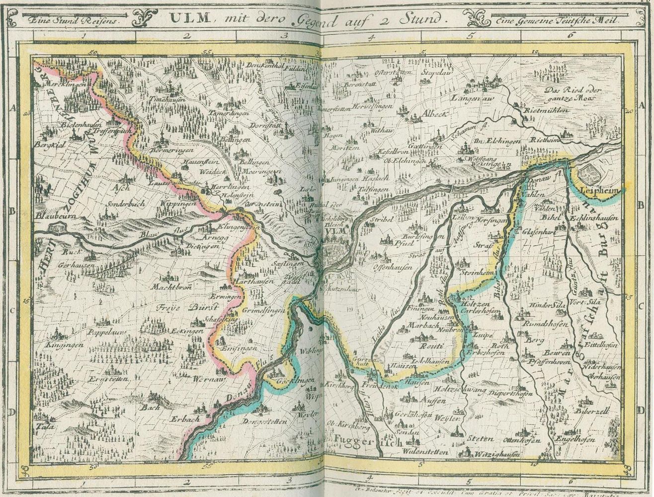 Große Abbildung Nr.4: 130-2388 Bodenehr,G.: (Verschiedene Gebiete - Varia, Atlanten)