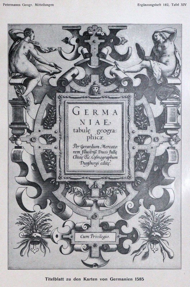 Große Abbildung Nr.1: 130-2395 Averdunk,H. u. J.Müller-Reinhard.: (Verschiedene Länder - Geschichte, Atlanten, Mercator)