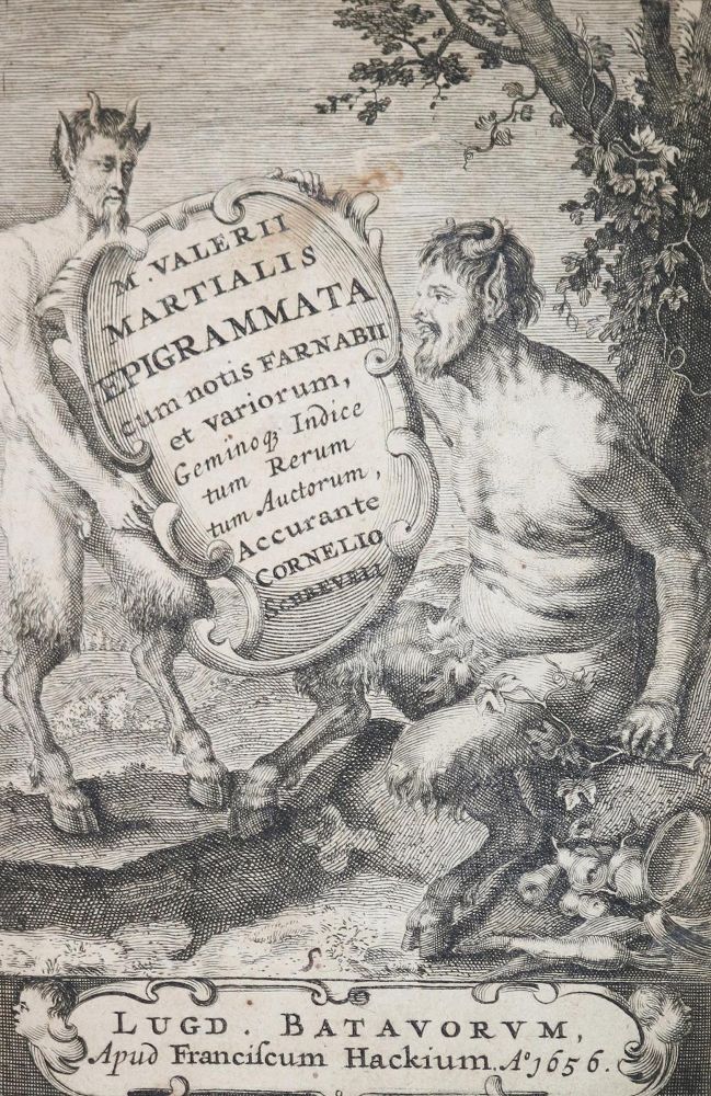 Große Abbildung Nr.1: 130-241 Martialis,M.V.: (Alte Drucke, Handschriften und Theologie)