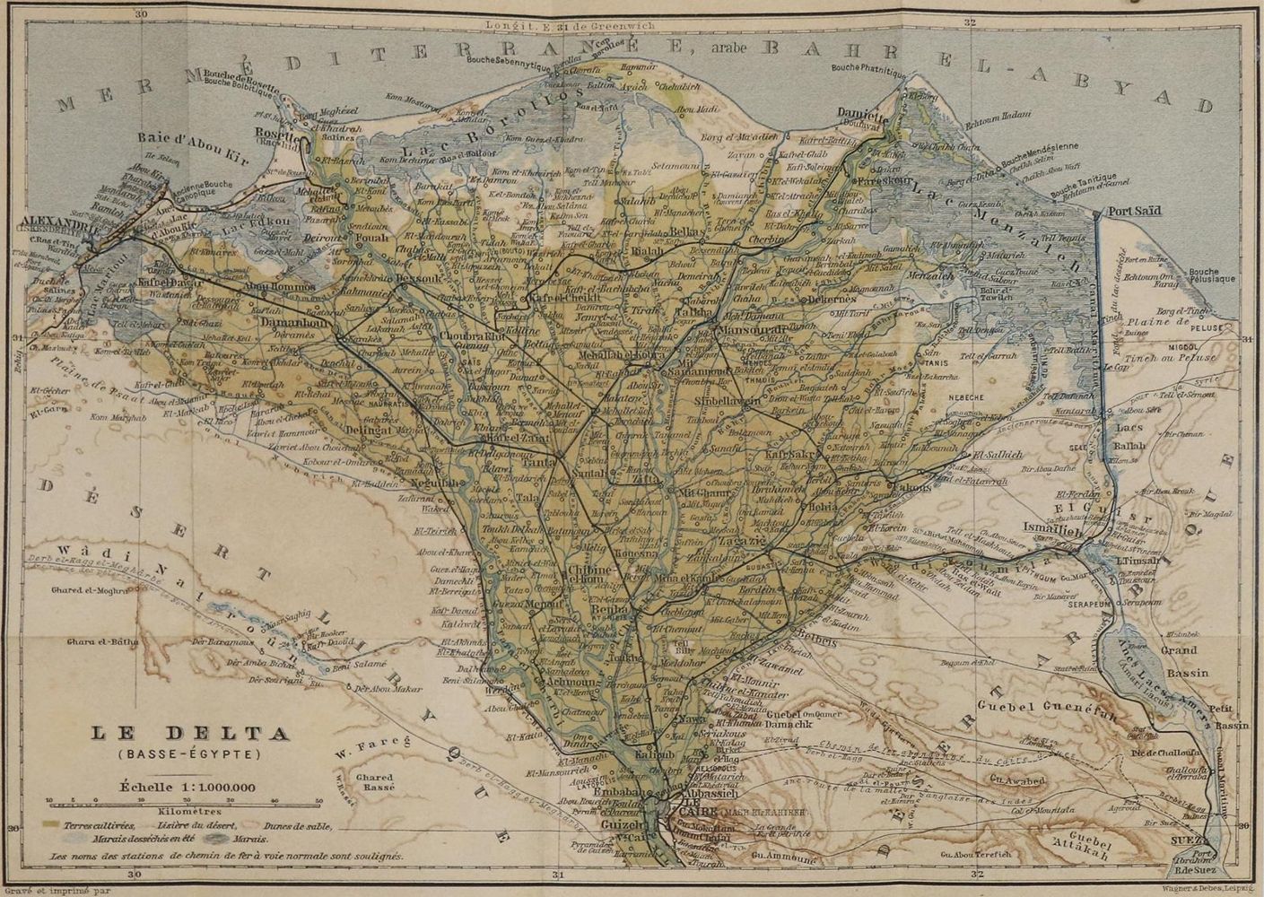 Große Abbildung Nr.1: 130-2410 Ägypten: (Verschiedene Länder - Geschichte, Baedeker)