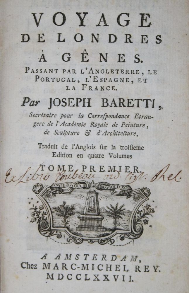 Große Abbildung Nr.1: 130-2417 Baretti,G.: (Verschiedene Länder - Geschichte)
