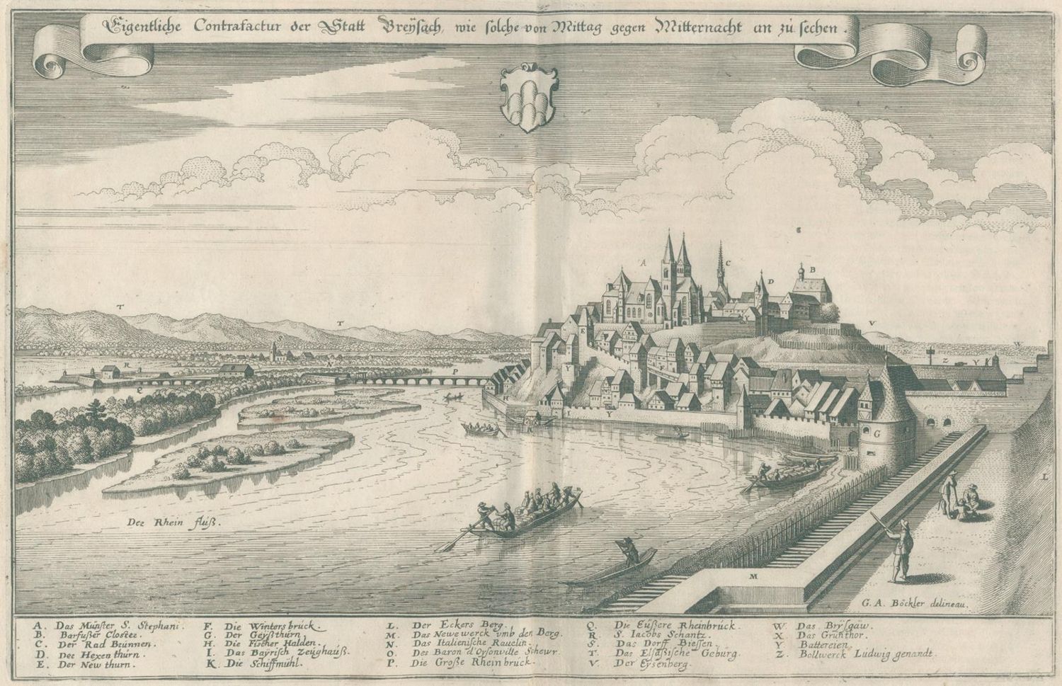 Große Abbildung Nr.1: 130-2430 Merian,(M.).: (Verschiedene Länder - Varia, Frankreich, Elsass)