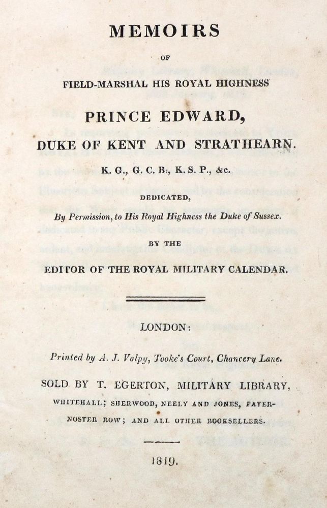 Große Abbildung Nr.1: 130-2445 Edward, Prinz von Kent.: (Verschiedene Länder - Geschichte, Grossbritannien)