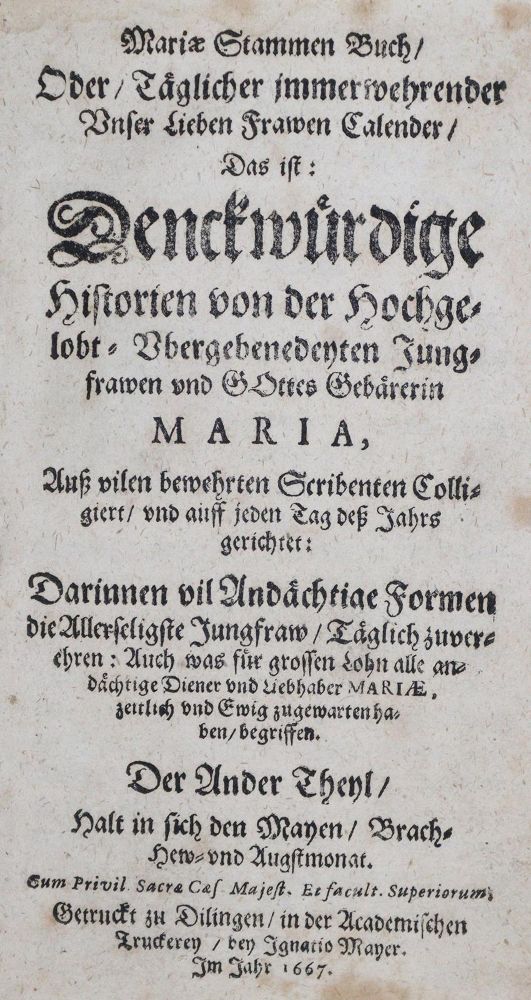 Große Abbildung Nr.1: 130-245 (Mayr,L.).: (Alte Drucke, Handschriften und Theologie)