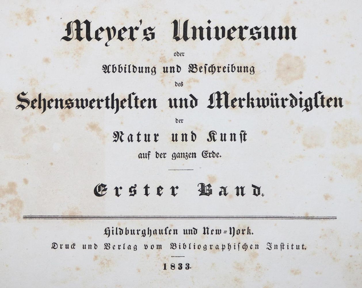 Große Abbildung Nr.4: 130-2464 Meyer's Universum: (Verschiedene Länder - Geschichte)