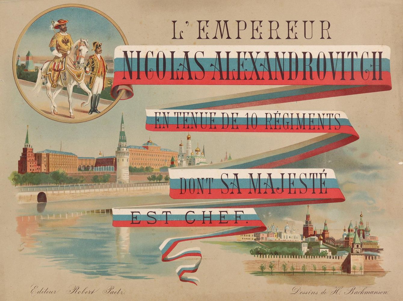 Große Abbildung Nr.1: 130-2477 Backmanson,H.: (Verschiedene Länder - Geschichte, Russland)