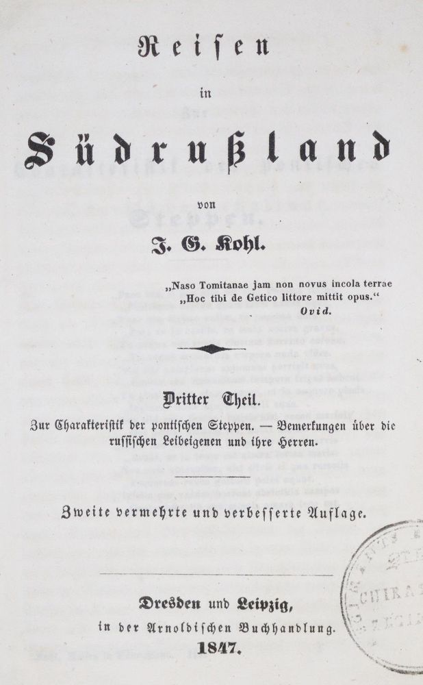 Große Abbildung Nr.1: 130-2478 Kohl,J.G.: (Verschiedene Länder - Geschichte, Russland)