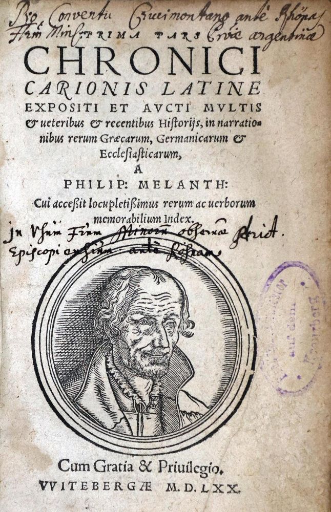 Große Abbildung Nr.1: 130-248 Melanchthon,P. u.a.: (Alte Drucke, Handschriften und Theologie)