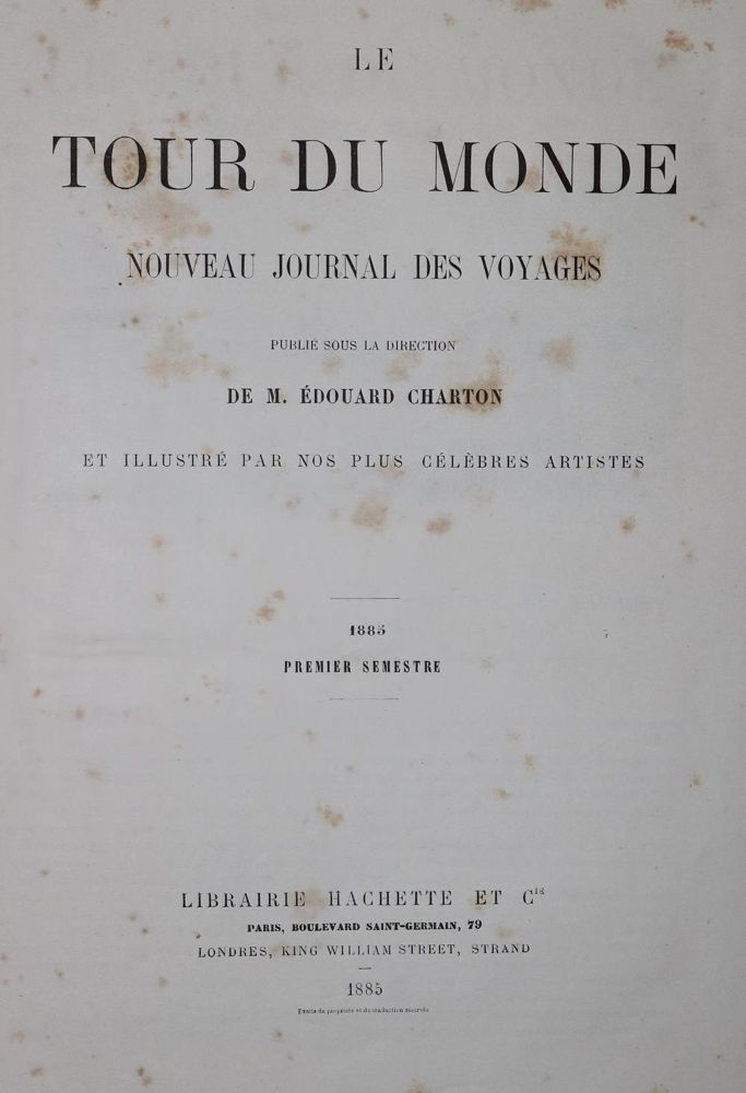 Große Abbildung Nr.1: 130-2498 Tour du Monde, Le.: (Verschiedene Länder - Varia)
