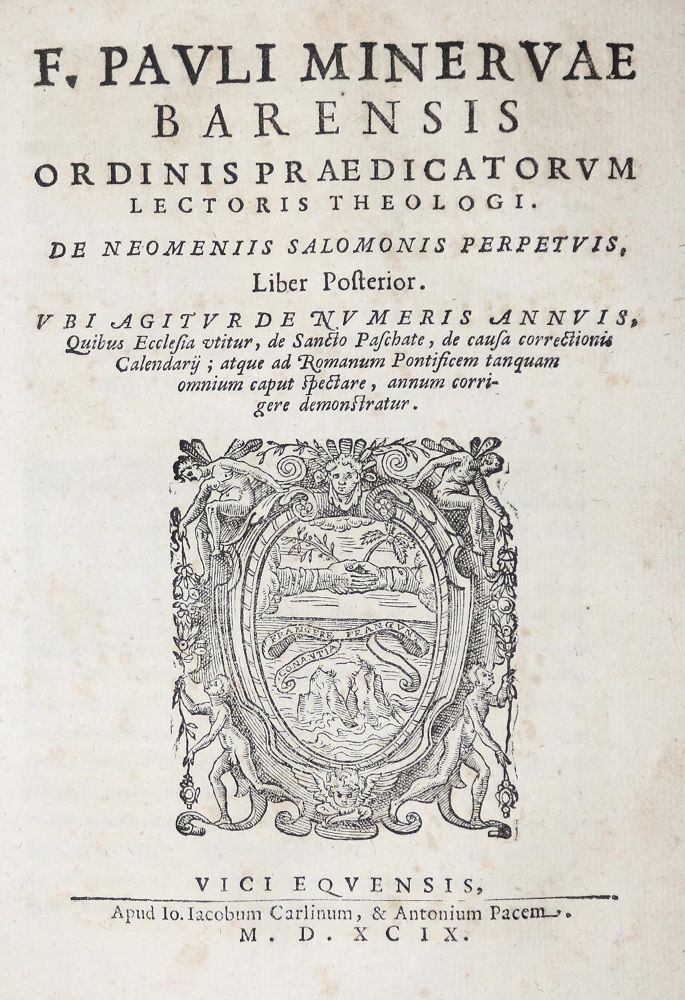 Große Abbildung Nr.2: 130-252 Minerva,P.: (Alte Drucke, Handschriften und Theologie)