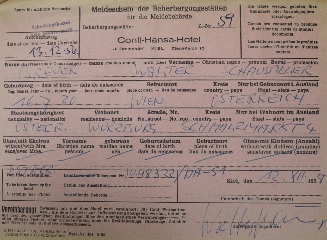 Große Abbildung Nr.1: 130-2530 Sammlung: (Autographen)