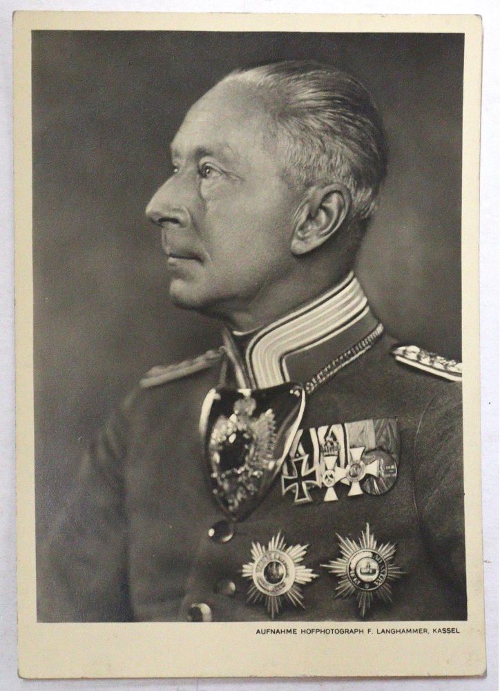 Große Abbildung Nr.1: 130-2540 Wilhelm, Kronprinz von Preußen.: (Autographen)