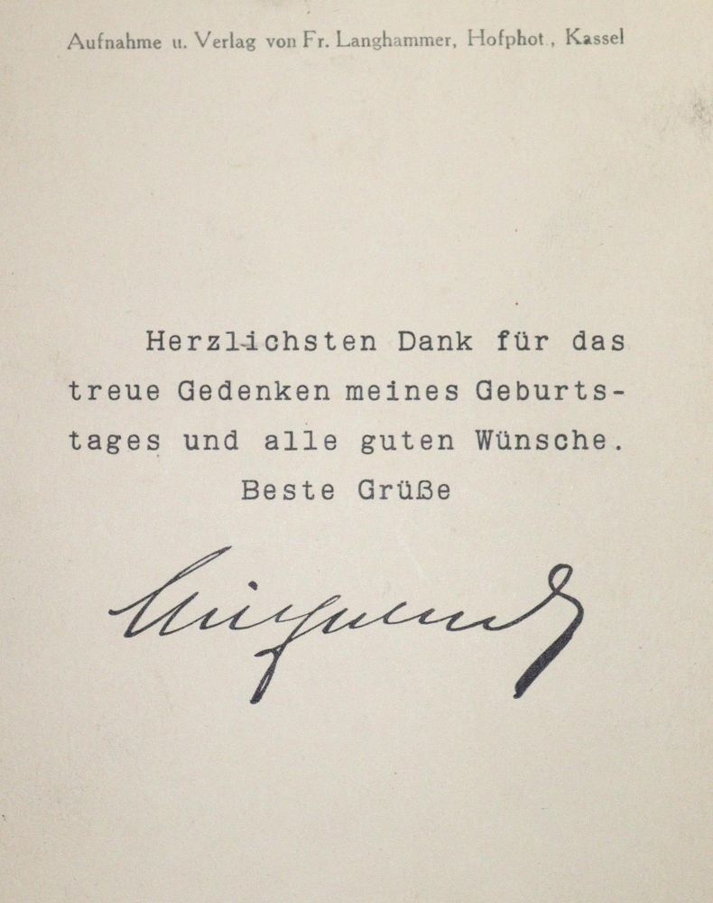 Große Abbildung Nr.2: 130-2540 Wilhelm, Kronprinz von Preußen.: (Autographen)