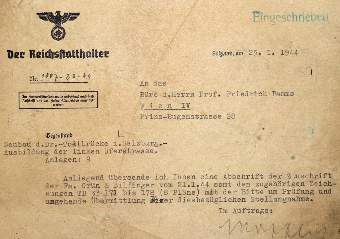 Große Abbildung Nr.2: 130-2542 Wrangel, Georg von,: (Autographen)