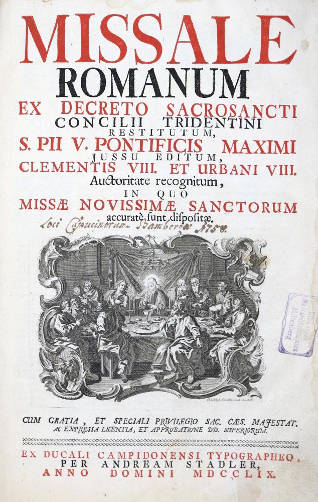 Große Abbildung Nr.1: 130-255 Missale: (Alte Drucke, Handschriften und Theologie)