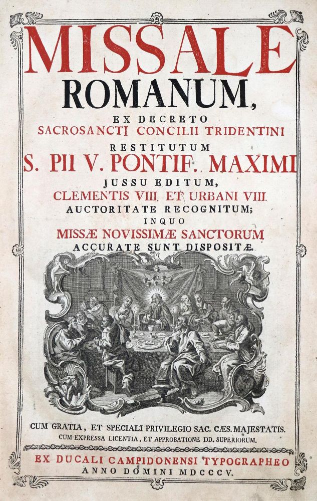 Große Abbildung Nr.1: 130-259 Missale Romanum,: (Alte Drucke, Handschriften und Theologie)