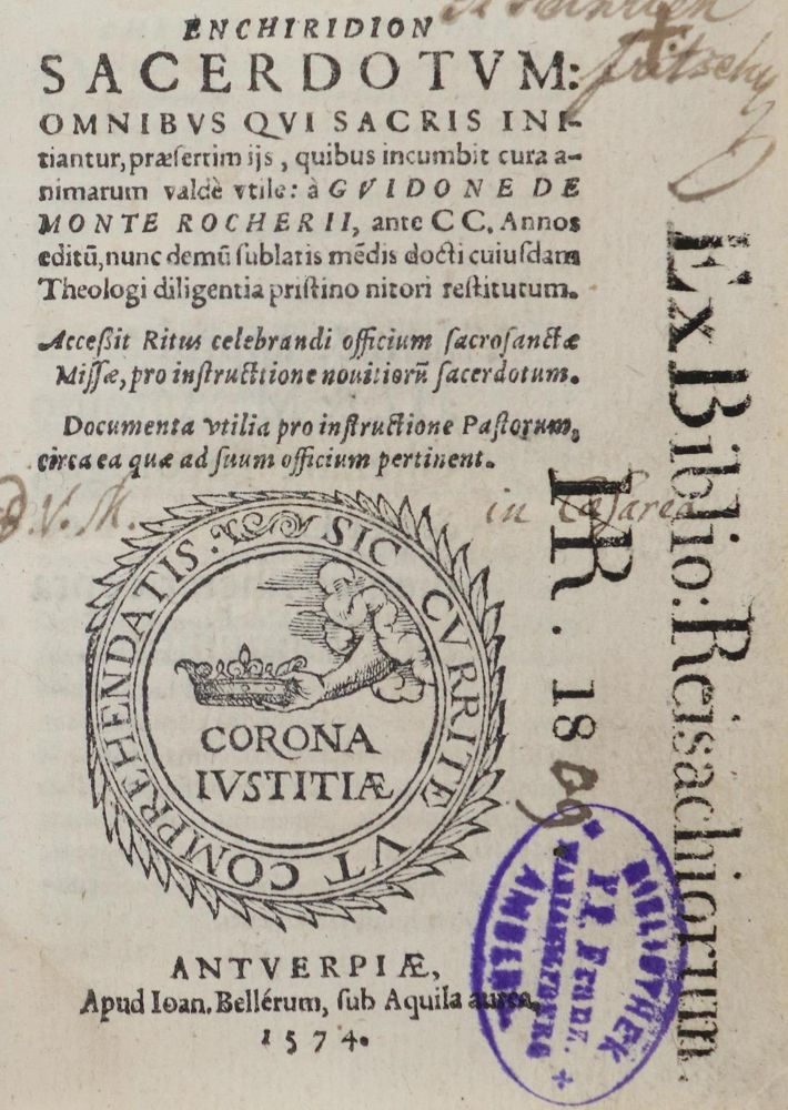 Große Abbildung Nr.1: 130-260 Monte Rocher,G.de.: (Alte Drucke, Handschriften und Theologie)