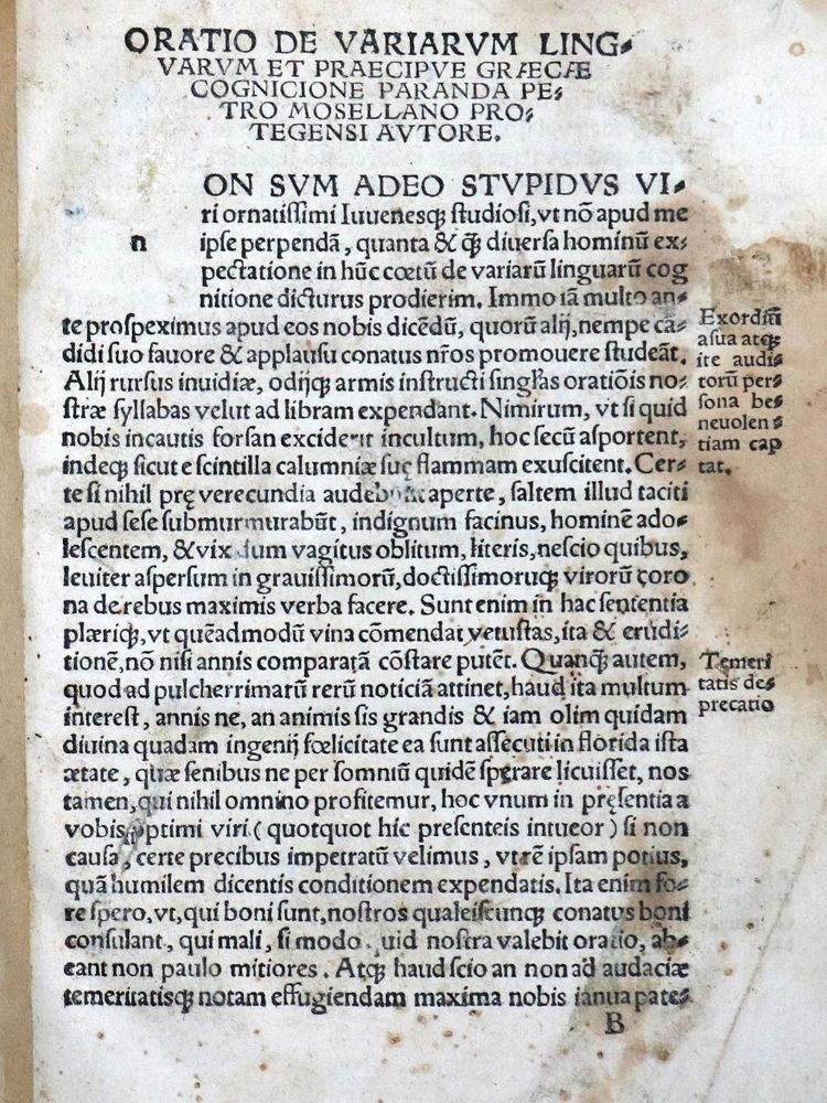 Große Abbildung Nr.2: 130-262 (Mosellanus,P.: (Alte Drucke, Handschriften und Theologie)