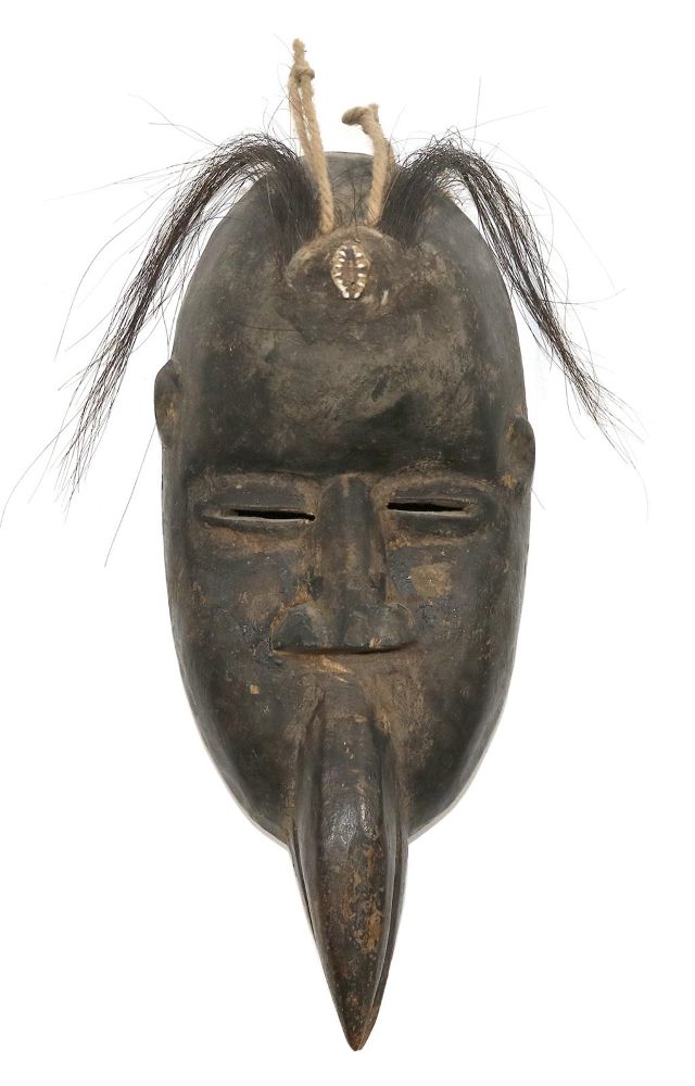 Große Abbildung Nr.1: 130-2633 Gägon o. Gagon Schnabelmaske: (Afrika, Masken)