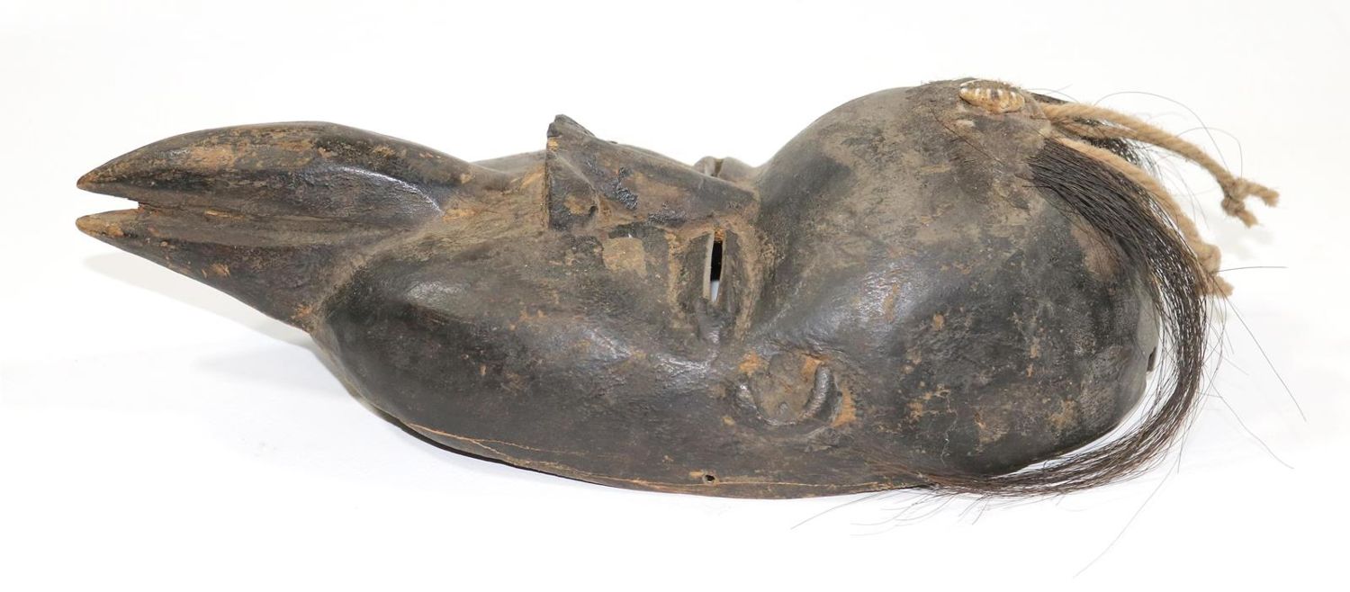 Große Abbildung Nr.2: 130-2633 Gägon o. Gagon Schnabelmaske: (Afrika, Masken)