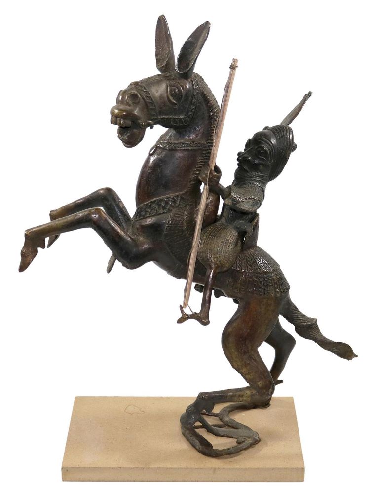 Große Abbildung Nr.1: 130-2644 Reiter Bronze: (Afrika)