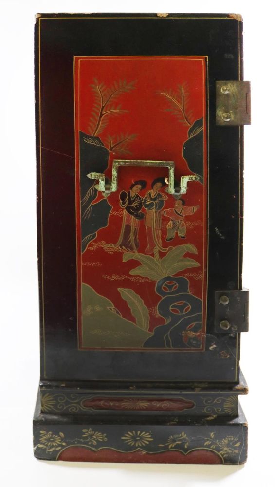 Große Abbildung Nr.5: 130-2662 Paar Chinesische Schränkchen: (Asiatika, China)