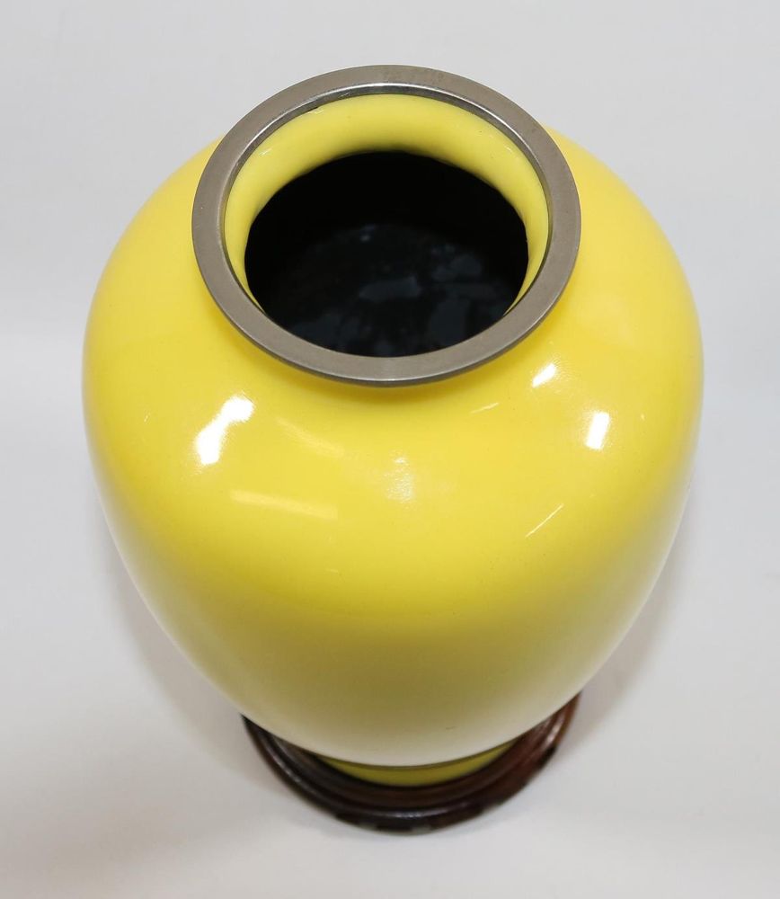 Große Abbildung Nr.4: 130-2675 Japanische Cloisonnevase.: (Asiatika)