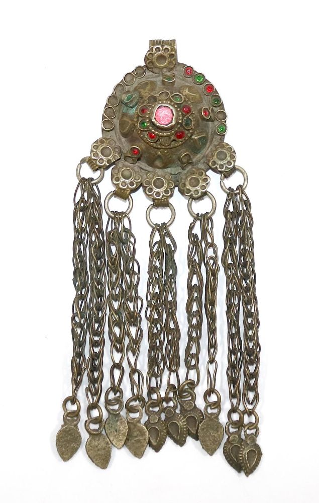 Große Abbildung Nr.1: 130-2678 Anhänger Afghanistan.: (Asiatika, Schmuck)