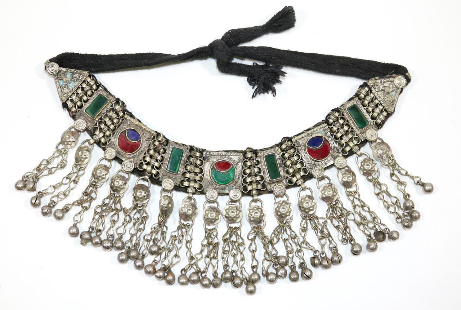 Große Abbildung Nr.1: 130-2683 Kettendiadem Afghanistan.: (Asiatika, Schmuck)