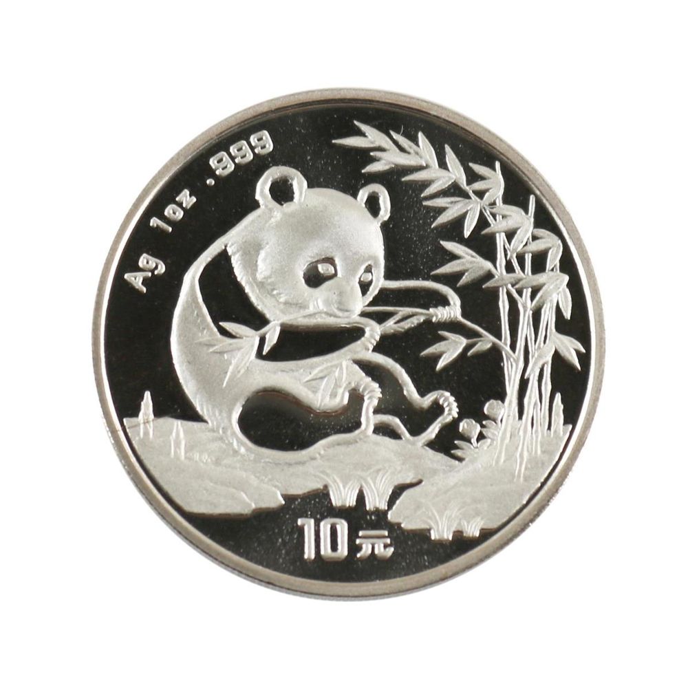 Große Abbildung Nr.1: 130-2708 China 11 x 10 Yuan Panda.: (Münzen und Medaillen)