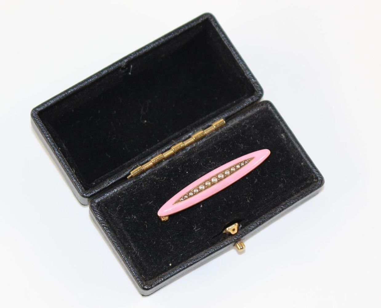 Große Abbildung Nr.2: 130-2736 Jugendstilbrosche 585 GG.: (Schmuck, Broschen)