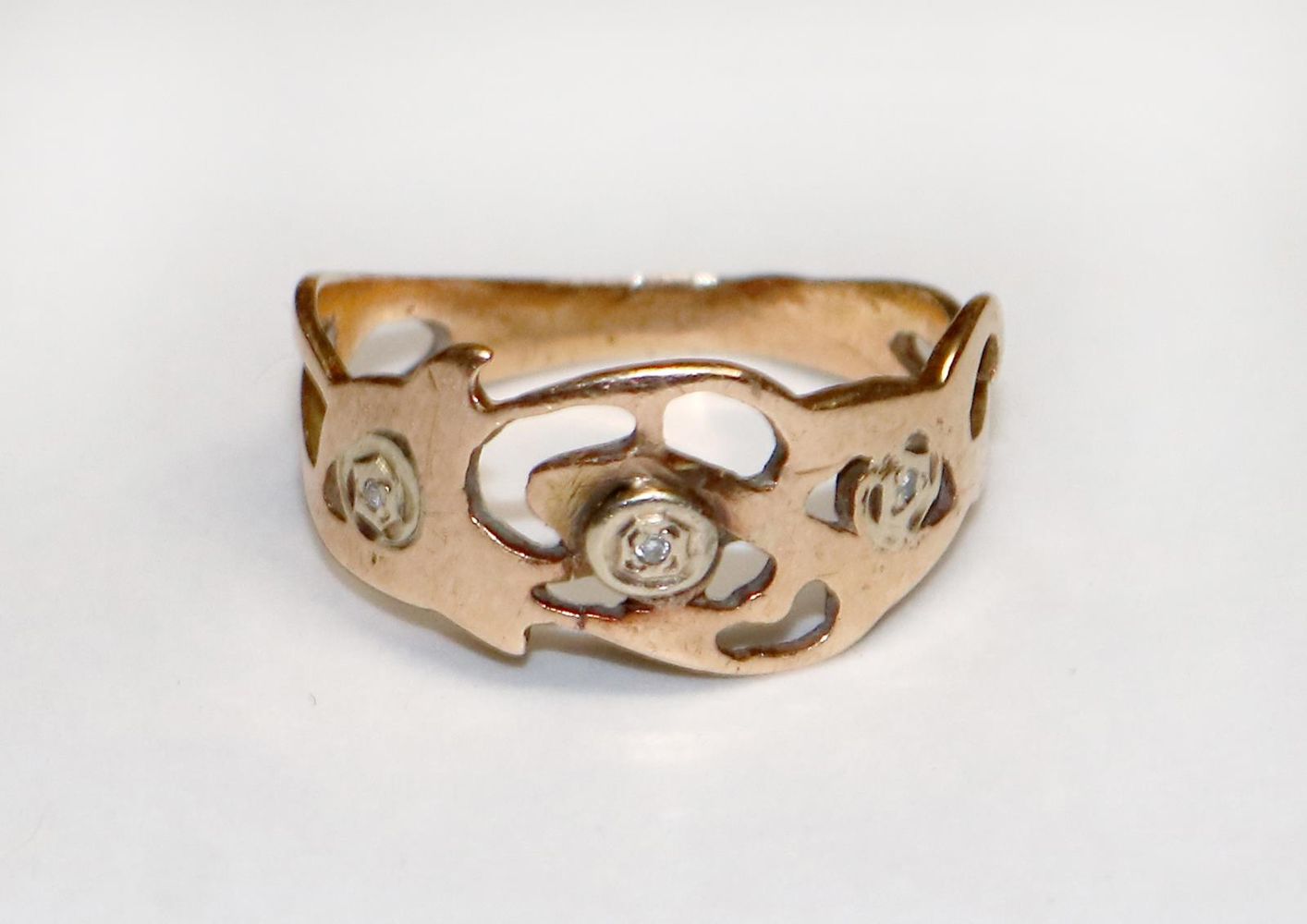 Große Abbildung Nr.1: 130-2754 Sovjetunion Ring: (Schmuck, Ringe)