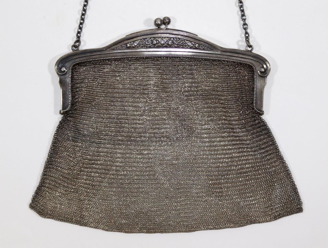 Große Abbildung Nr.2: 130-2770 Theatertasche Jugendstil.: (Silber)